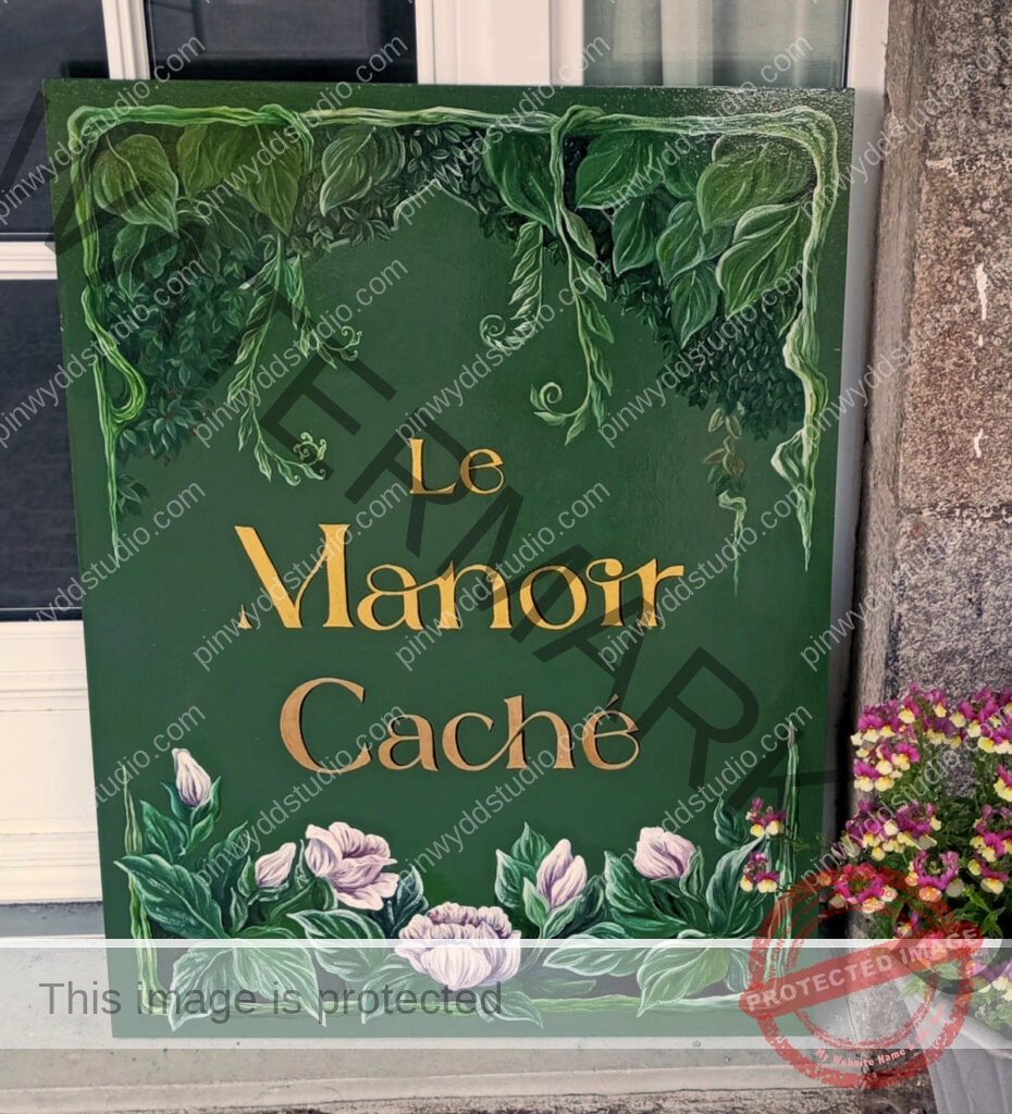 Plaque Le Manoir Caché