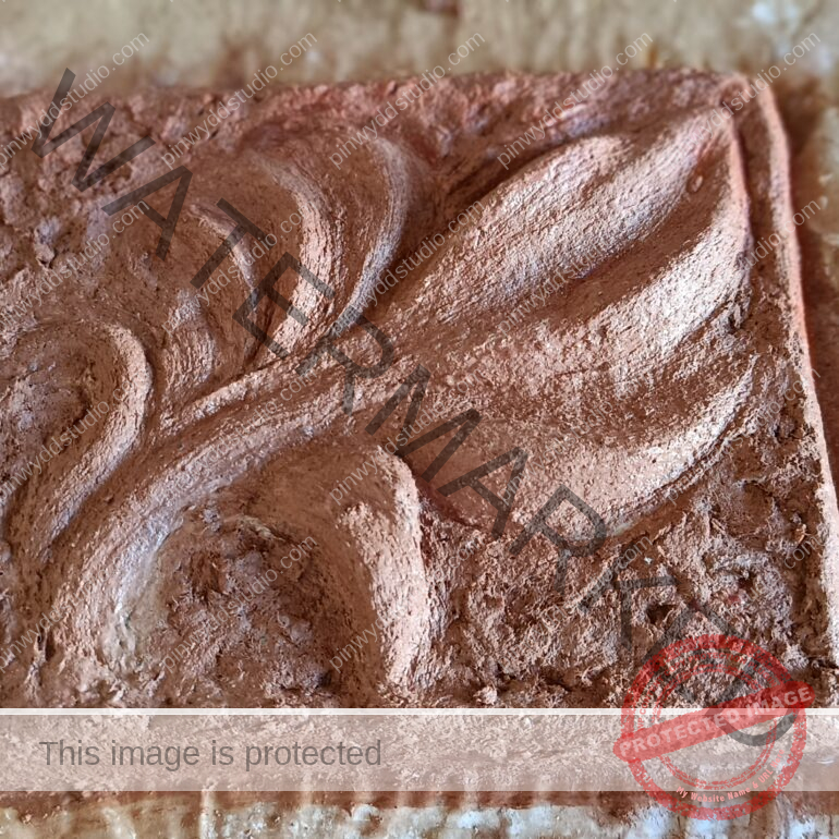 Plaque conçue en bio composite marc de café cellulose argile